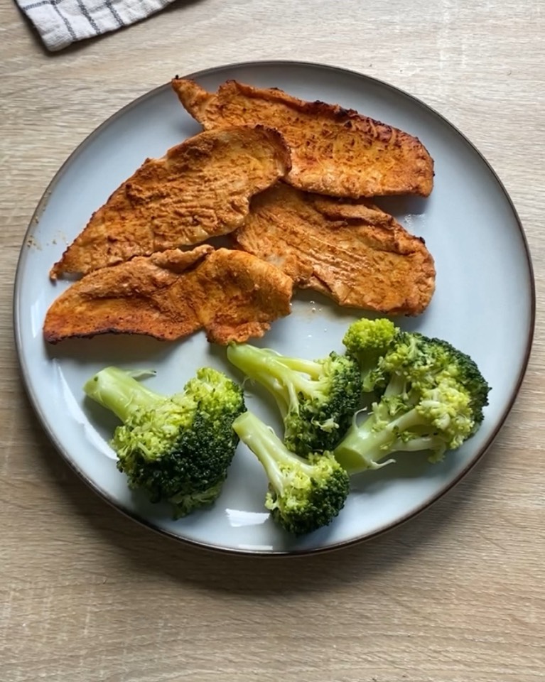Pollo marinado a la Airfryer Pollo marinado a la Airfryer