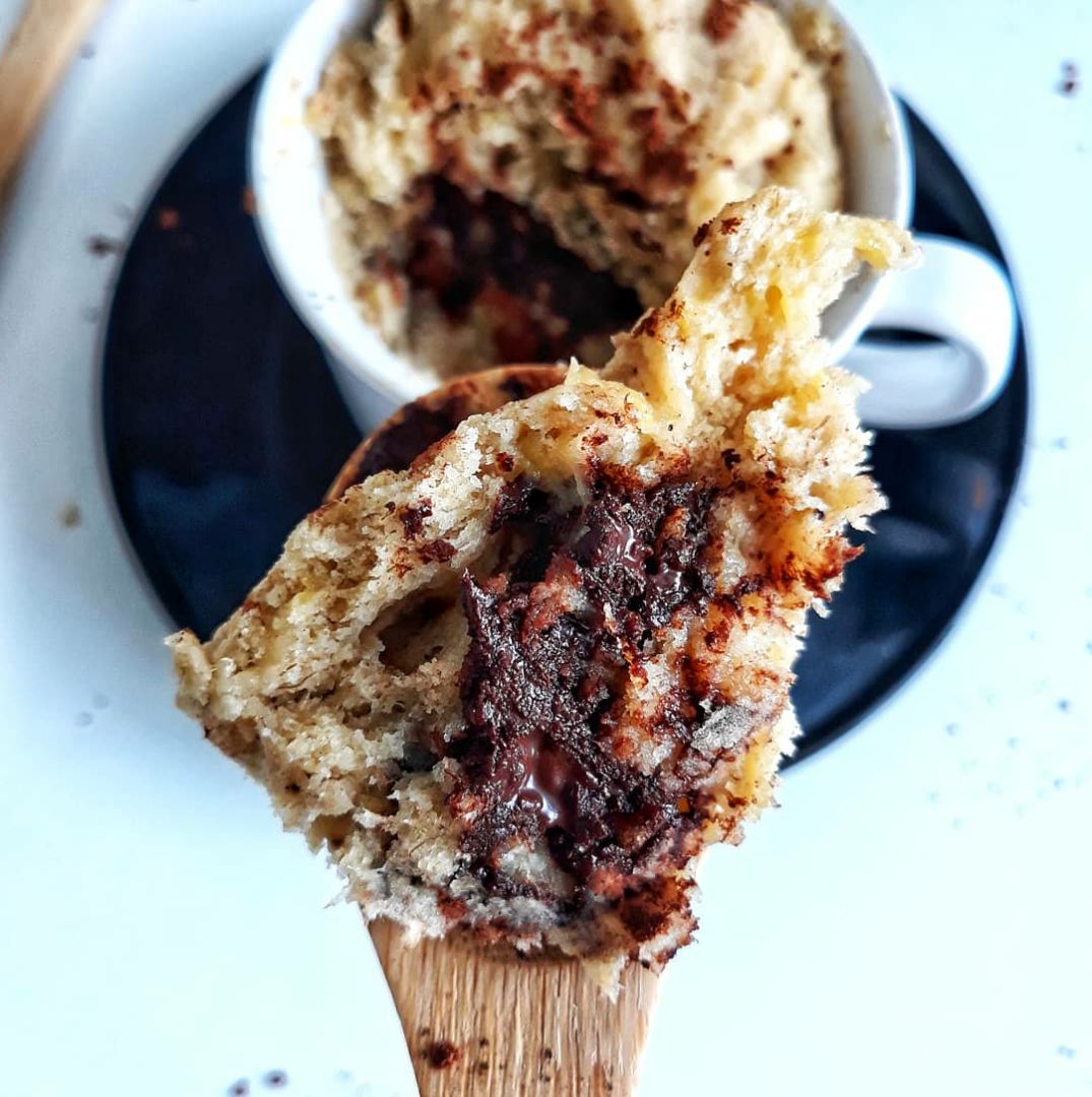 🌱VEGAN MUGCAKE🌱 Paso 1