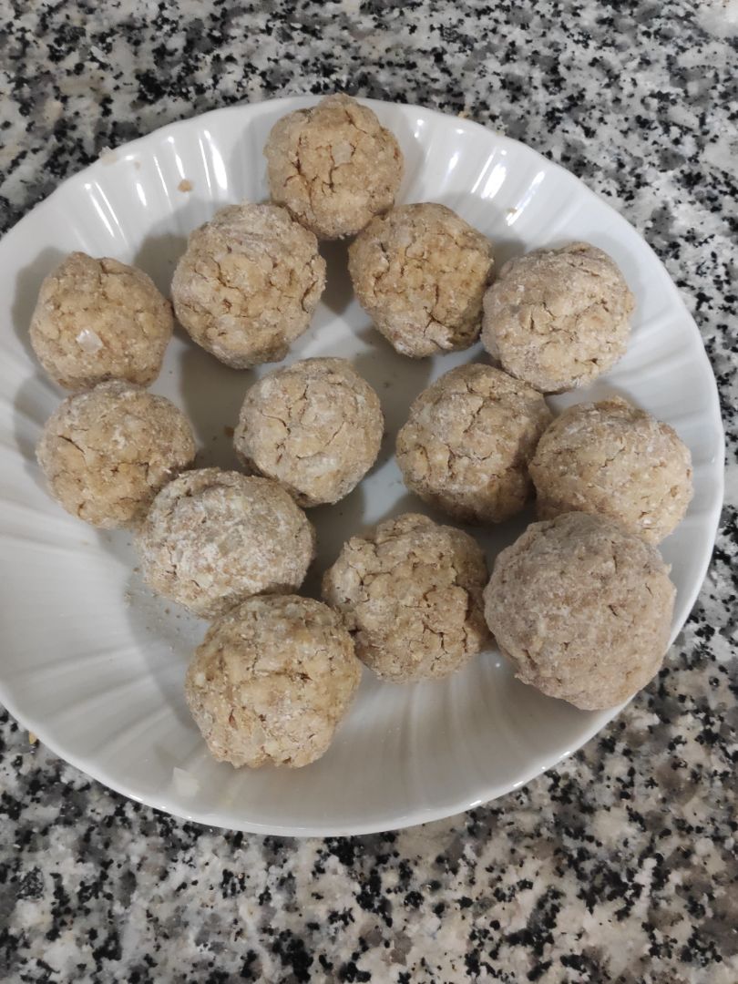 Albóndigas de soja texturizada Paso 2 Albóndigas de soja texturizada Paso 2