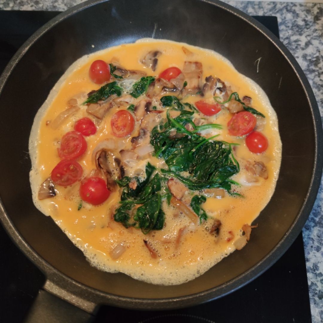 Tosta de tortilla  Paso 4