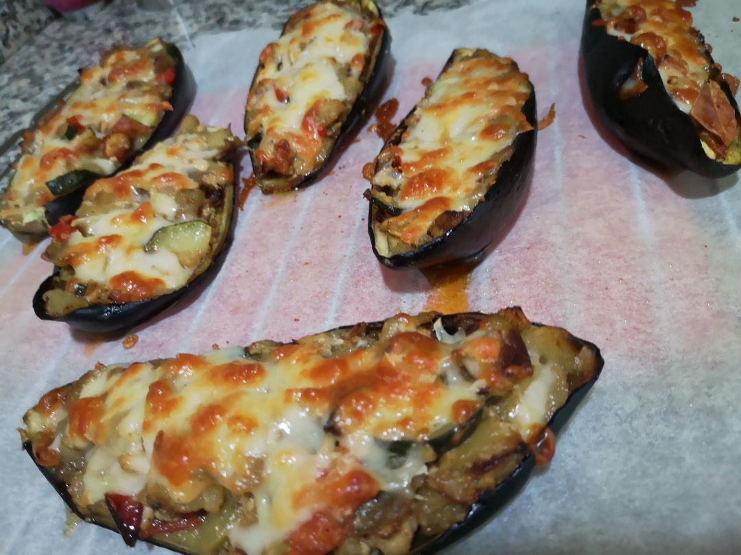 Berenjenas al horno Berenjenas al horno