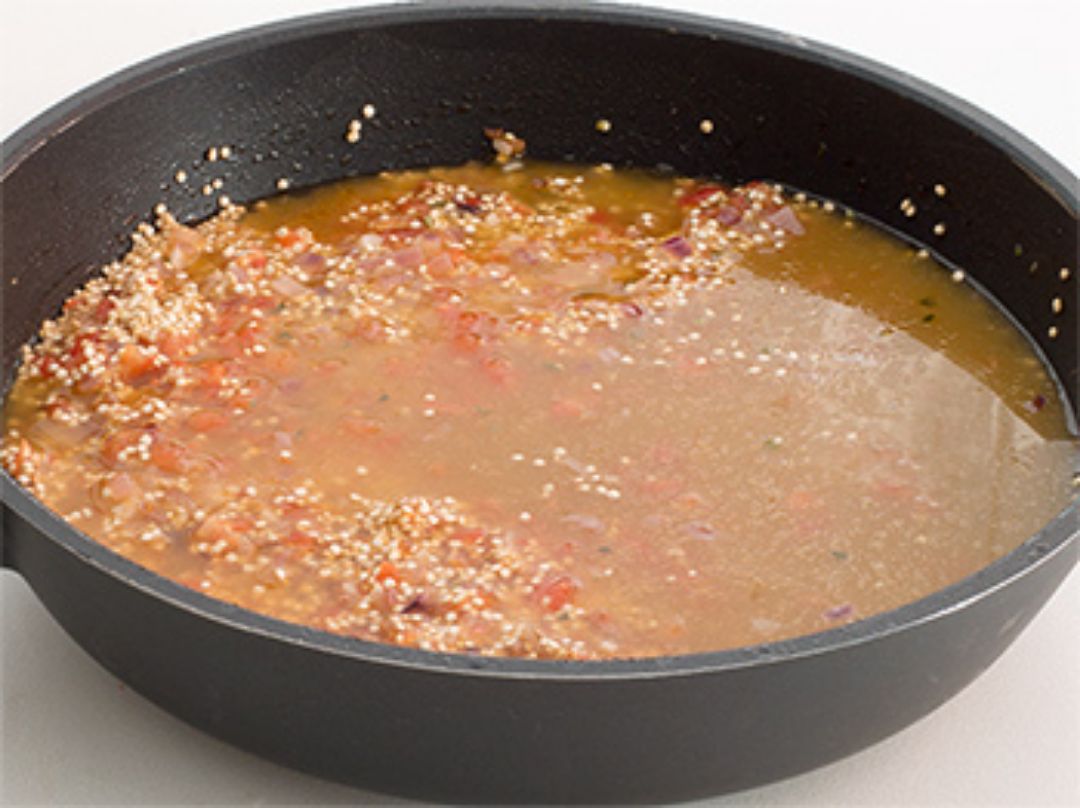 Quinoa con verduras y langostinos, buenísimo. Paso 3 Quinoa con verduras y langostinos, buenísimo. Paso 3