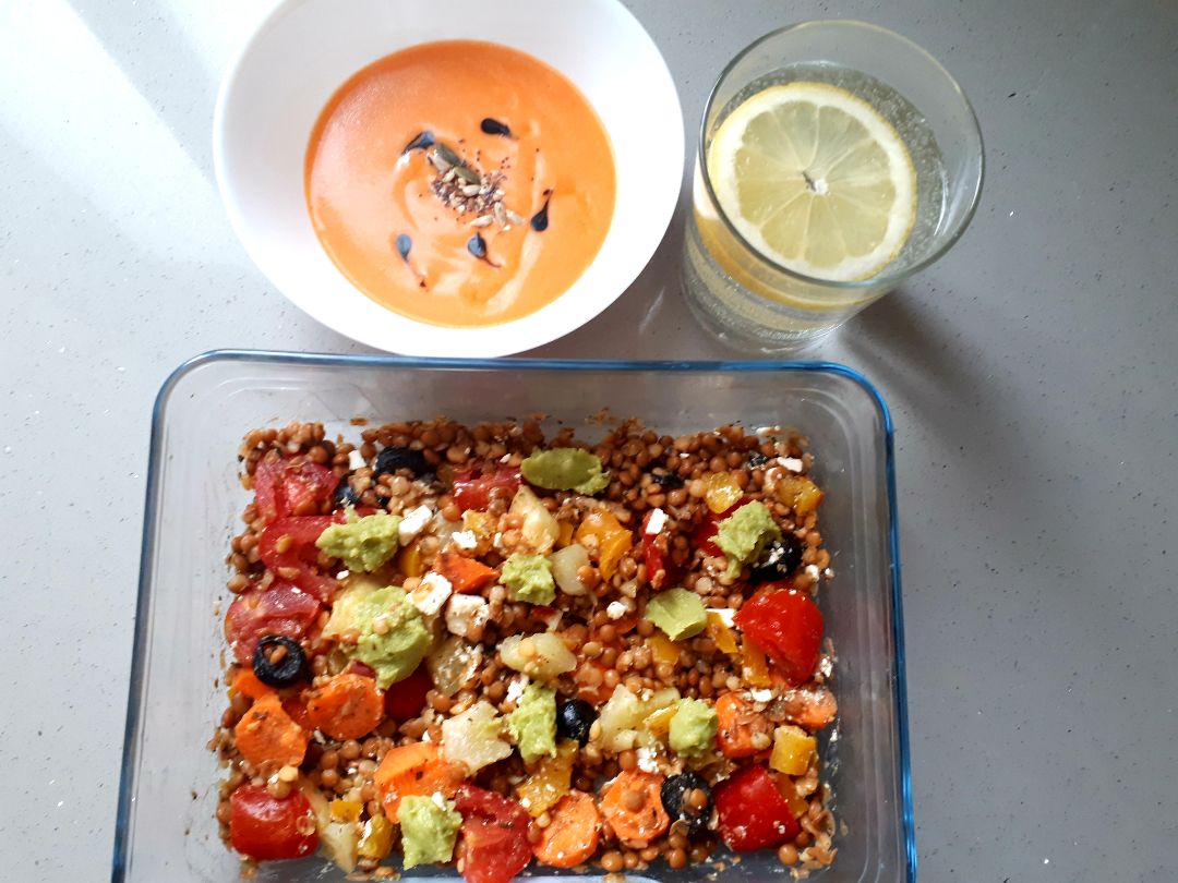 Ensalada de Lentejas Tropical 🍍🥑 Ensalada de Lentejas Tropical 🍍🥑