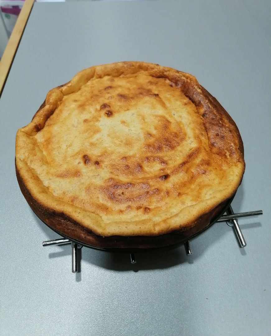 Tarta de queso fit, 5 ingredientes Paso 5 Tarta de queso fit, 5 ingredientes Paso 5