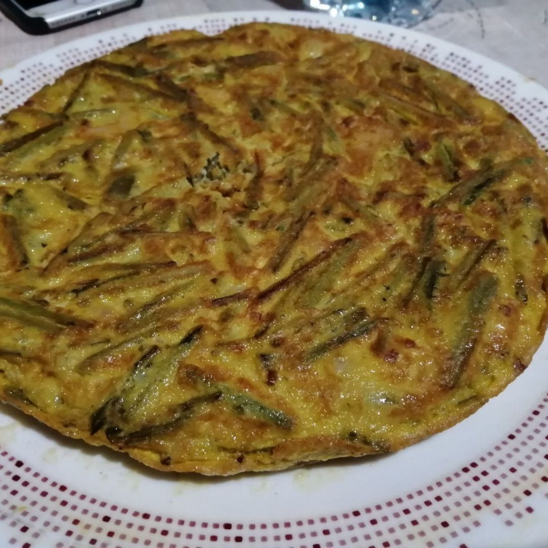 Tortilla de tagarninas Tortilla de tagarninas