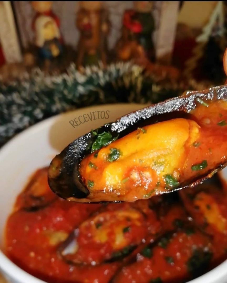 Mejillones con Salsa Picante 