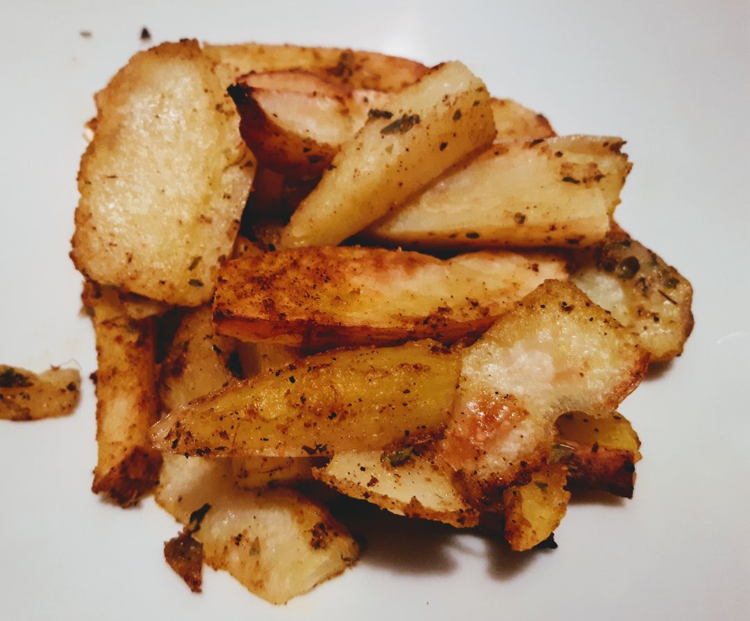 Papas gajo con curry 😏🥔🥔 Papas gajo con curry 😏🥔🥔