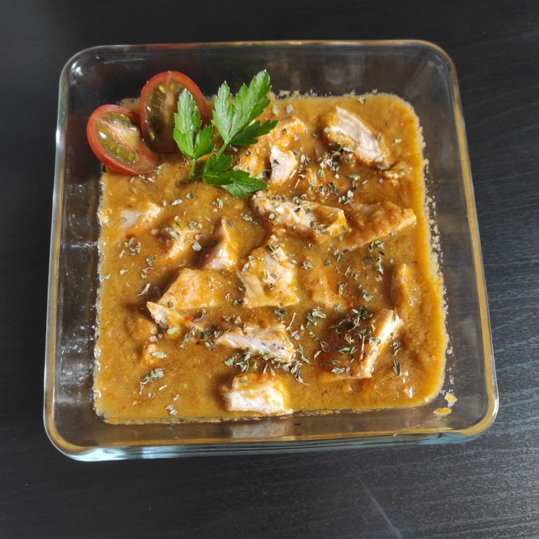 Pollo con salsa de Pimientos🧅 Pollo con salsa de Pimientos🧅