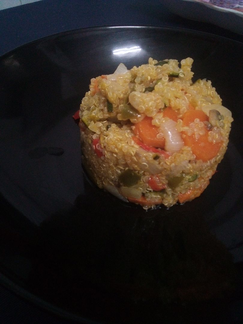 Quinoa con verduras Quinoa con verduras