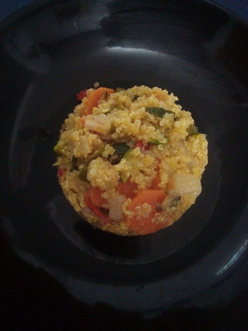 Quinoa con verduras Paso 4 Quinoa con verduras Paso 4