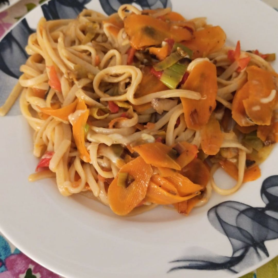 Pasta con verduras Pasta con verduras