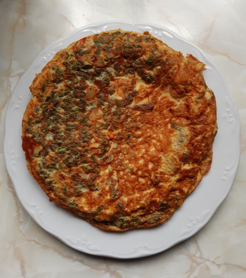 Tortilla de espárragos trigueros Tortilla de espárragos trigueros
