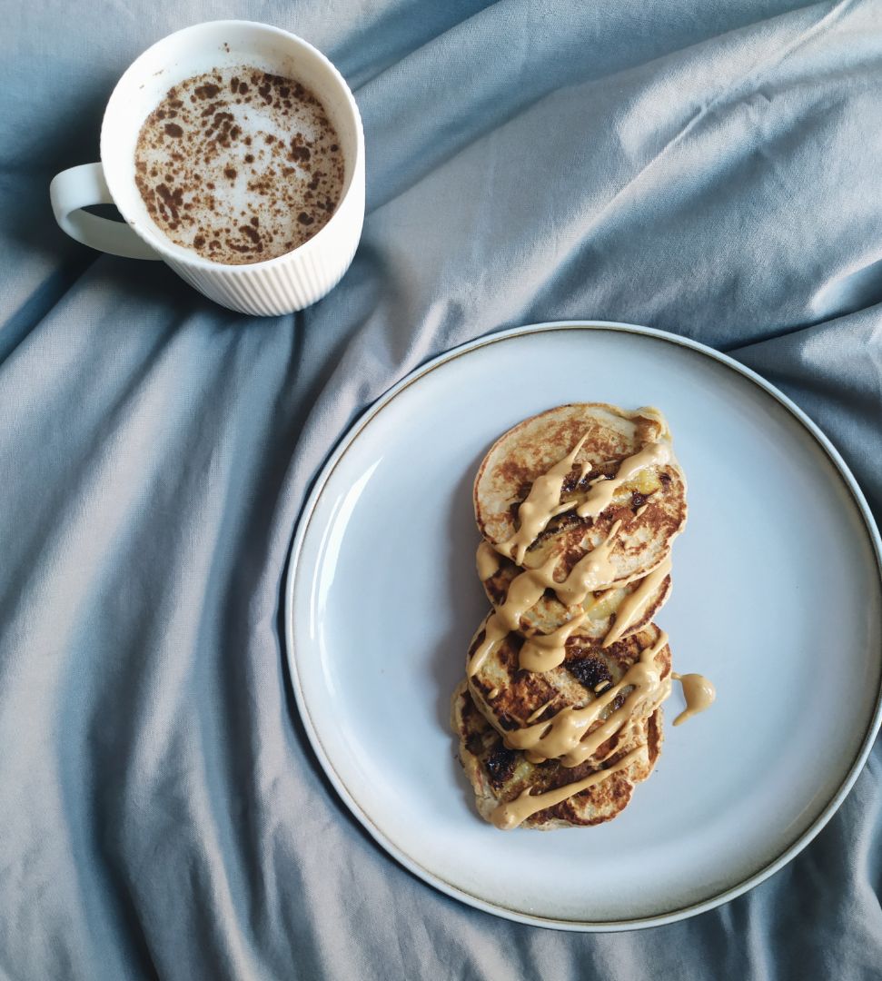 Tortitas de avena y plátano Tortitas de avena y plátano