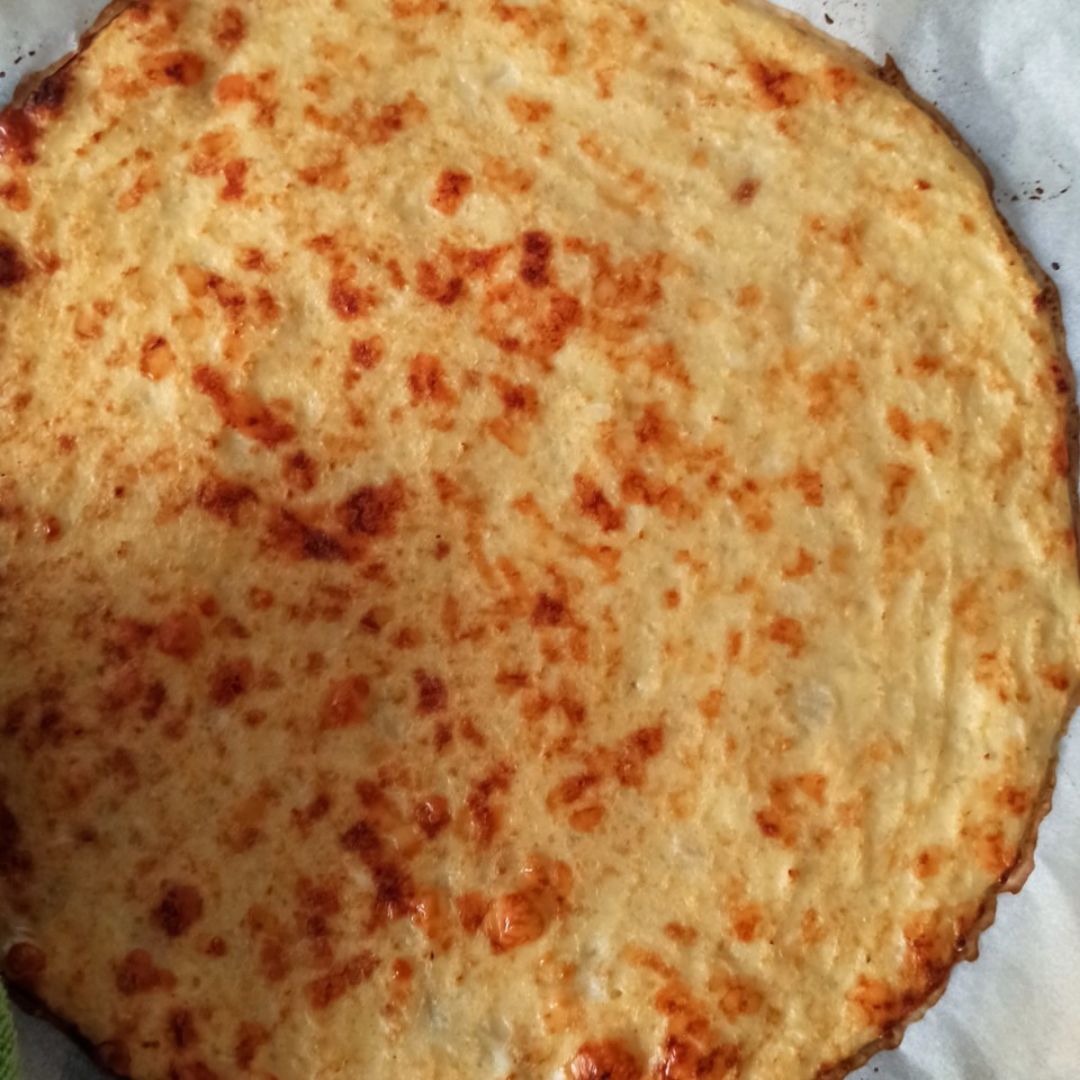 Pizza con base de coliflor Paso 2 Pizza con base de coliflor Paso 2