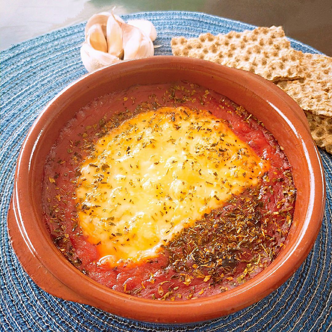 Provolone al horno Provolone al horno