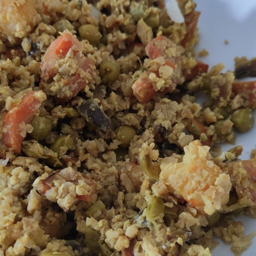 Falso arroz de coliflor