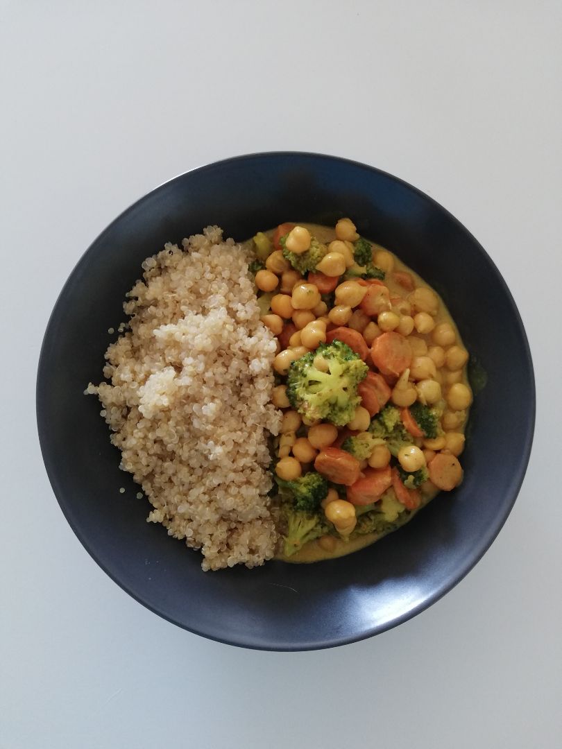 Garbanzos al curry