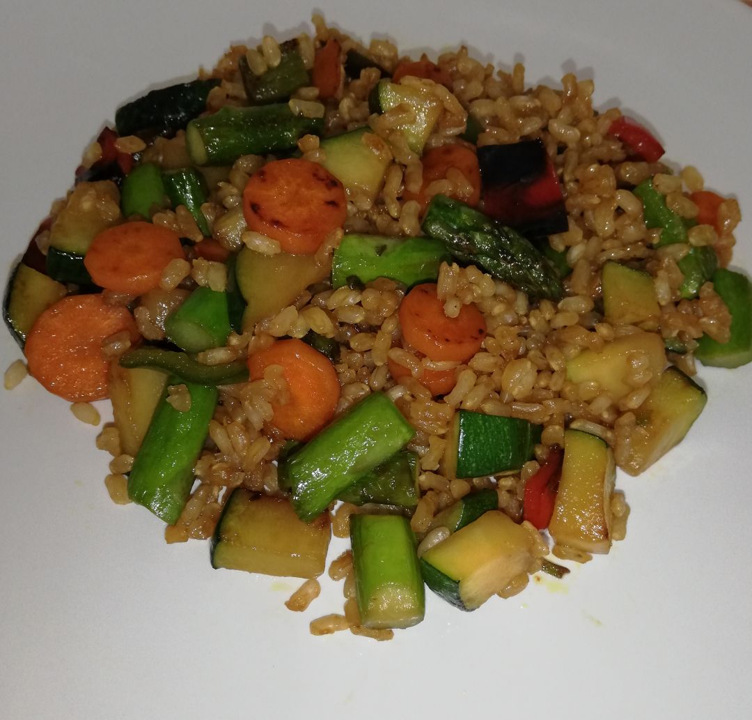 Arroz con verduras Arroz con verduras