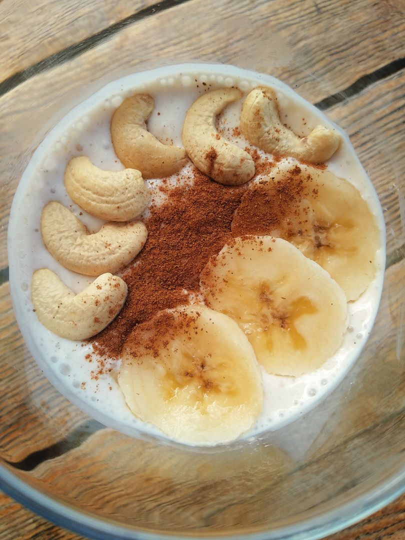 Batido de Avena y Plátano Paso 1