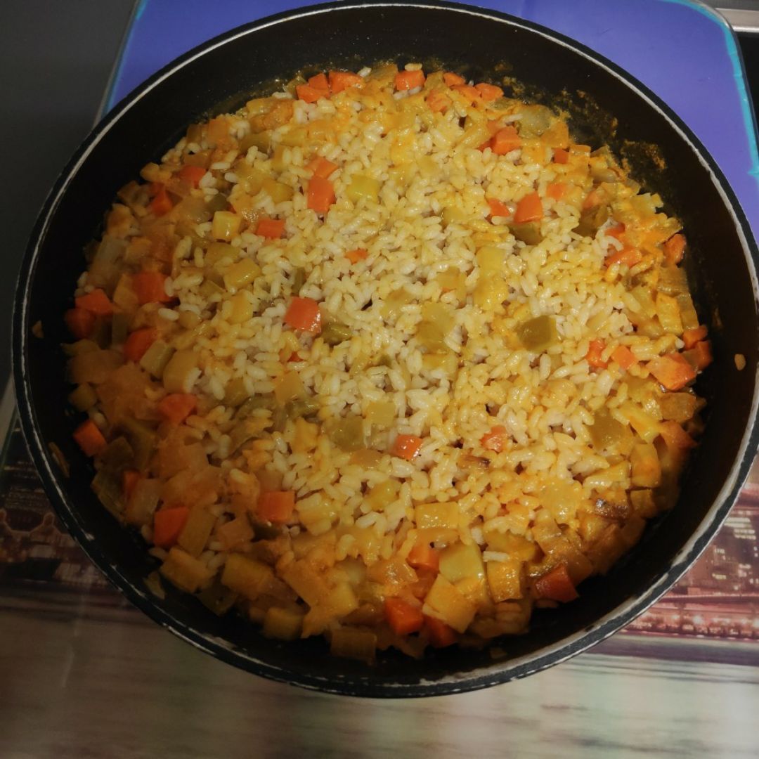 Arroz con verduras Arroz con verduras