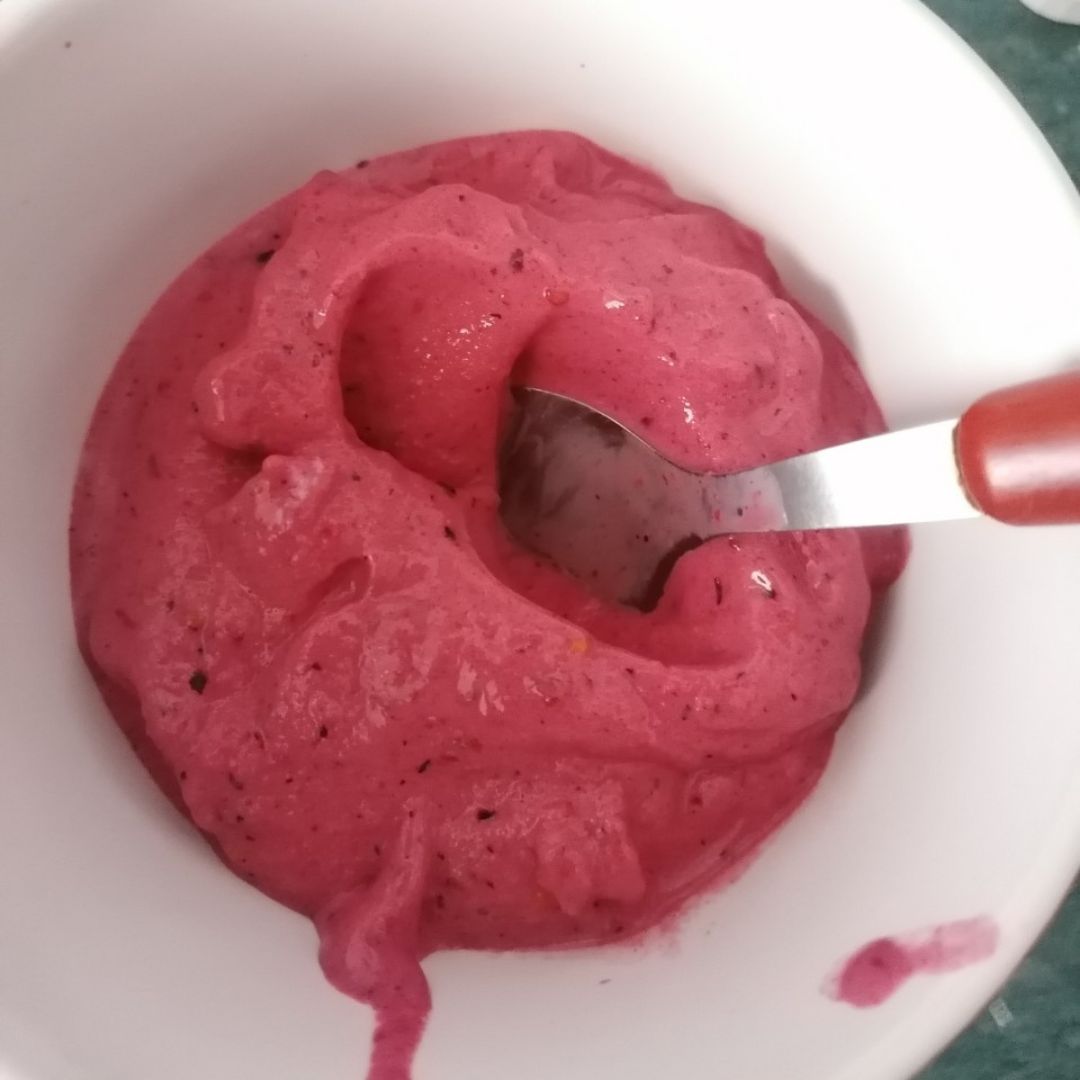 Yogurt helado de Frutos Rojos Yogurt helado de Frutos Rojos