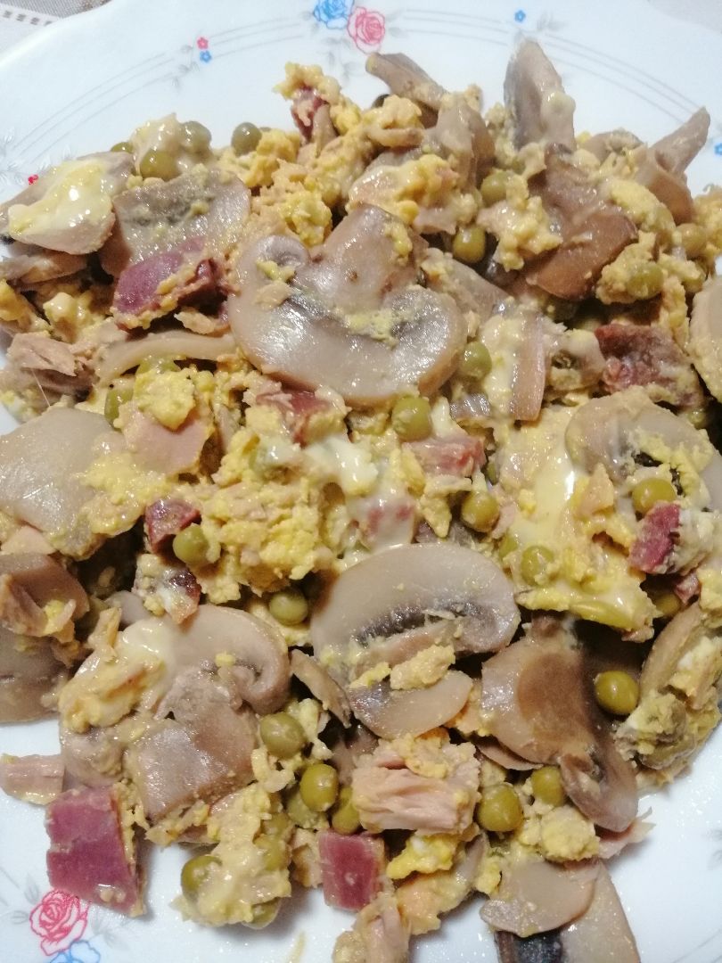 Revuelto con champiñones 