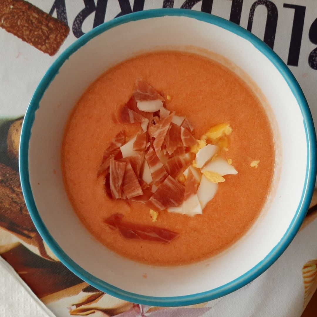 Salmorejo sin pan. Salmorejo sin pan.