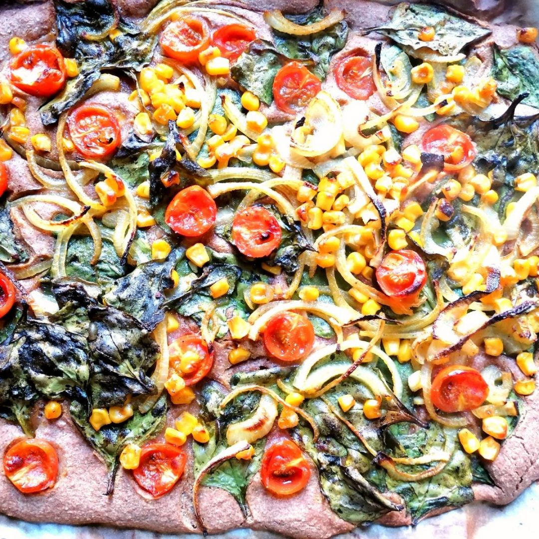 Focaccia Mediterránea Paso 6 Focaccia Mediterránea Paso 6