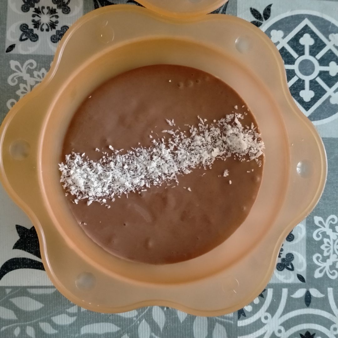 Natillas de caqui y cacao Natillas de caqui y cacao