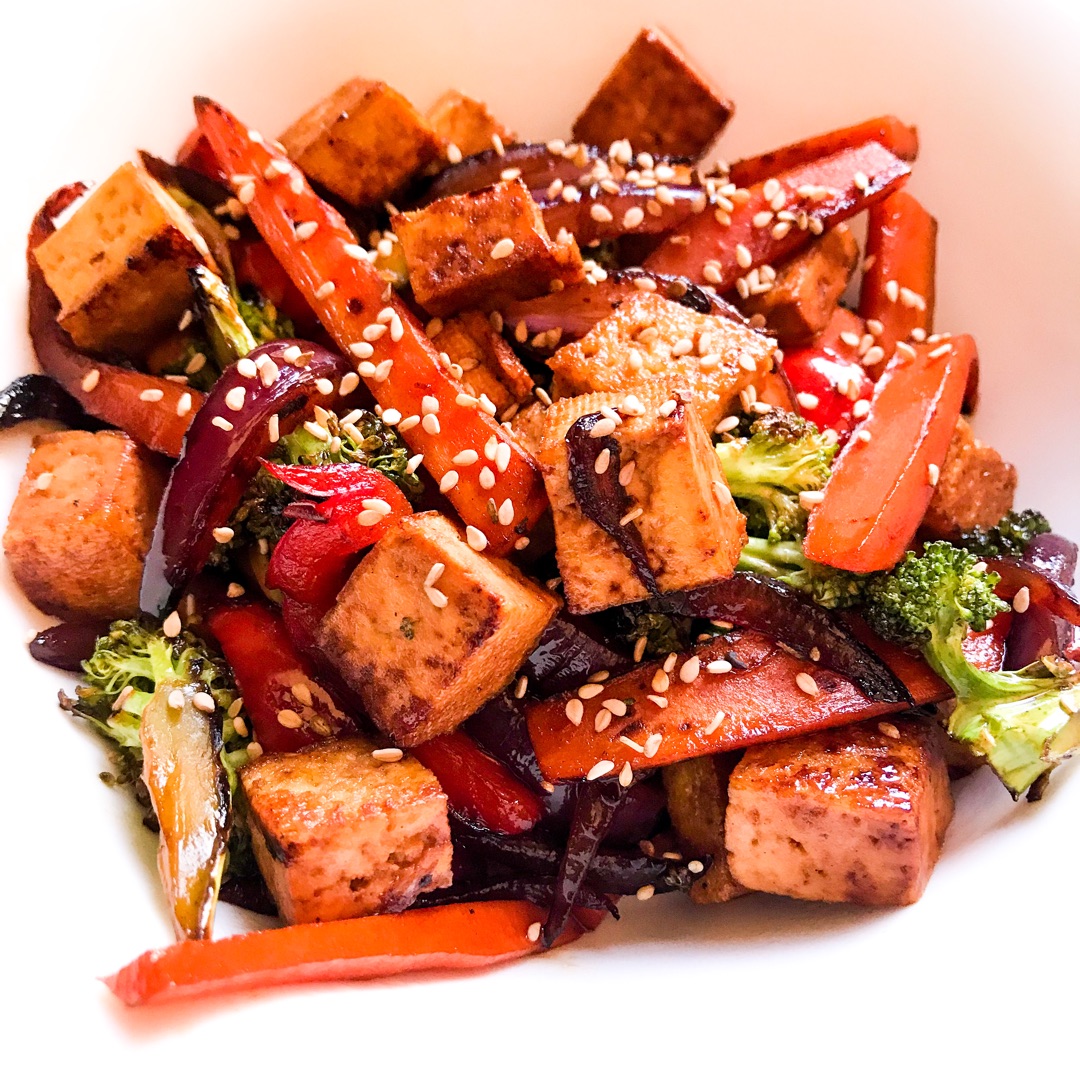 Salteado de tofu y verduras