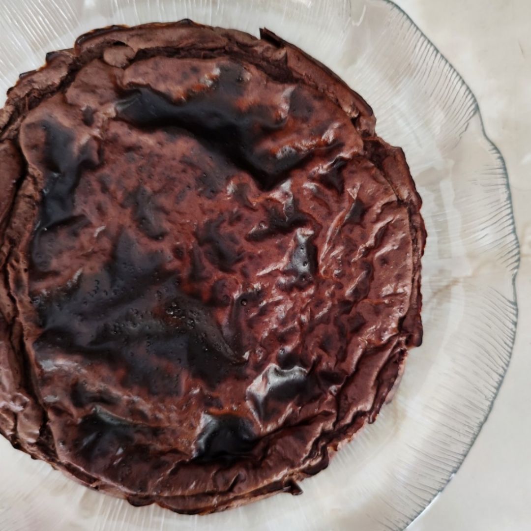 Tarta de queso y chocolate 🧀🍫 Tarta de queso y chocolate 🧀🍫