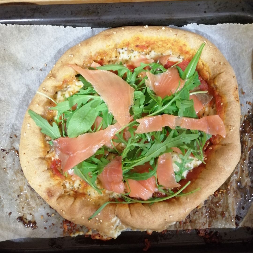 Masa de espelta para pizza. Masa de espelta para pizza.