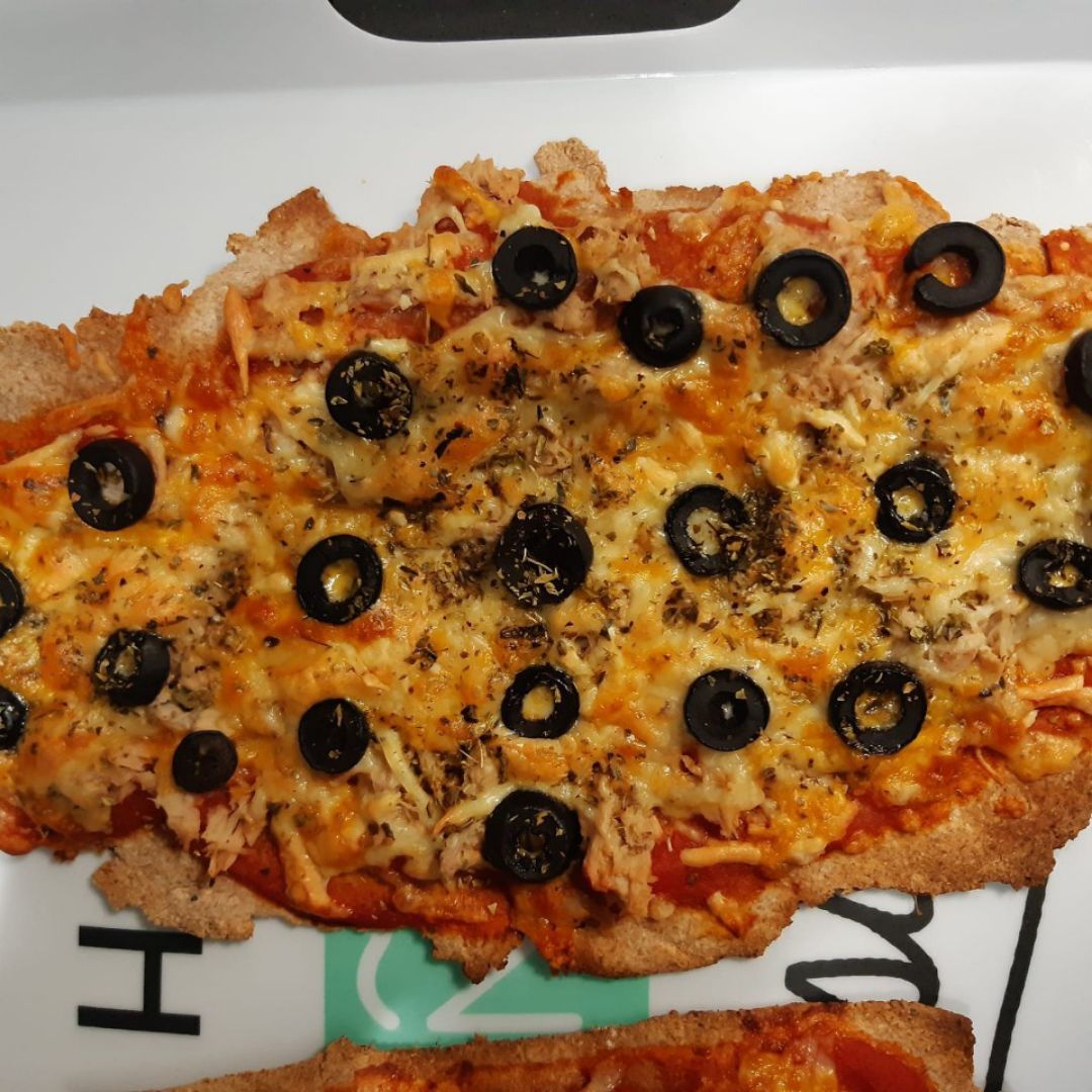 Pizza integral sin levadura Pizza integral sin levadura