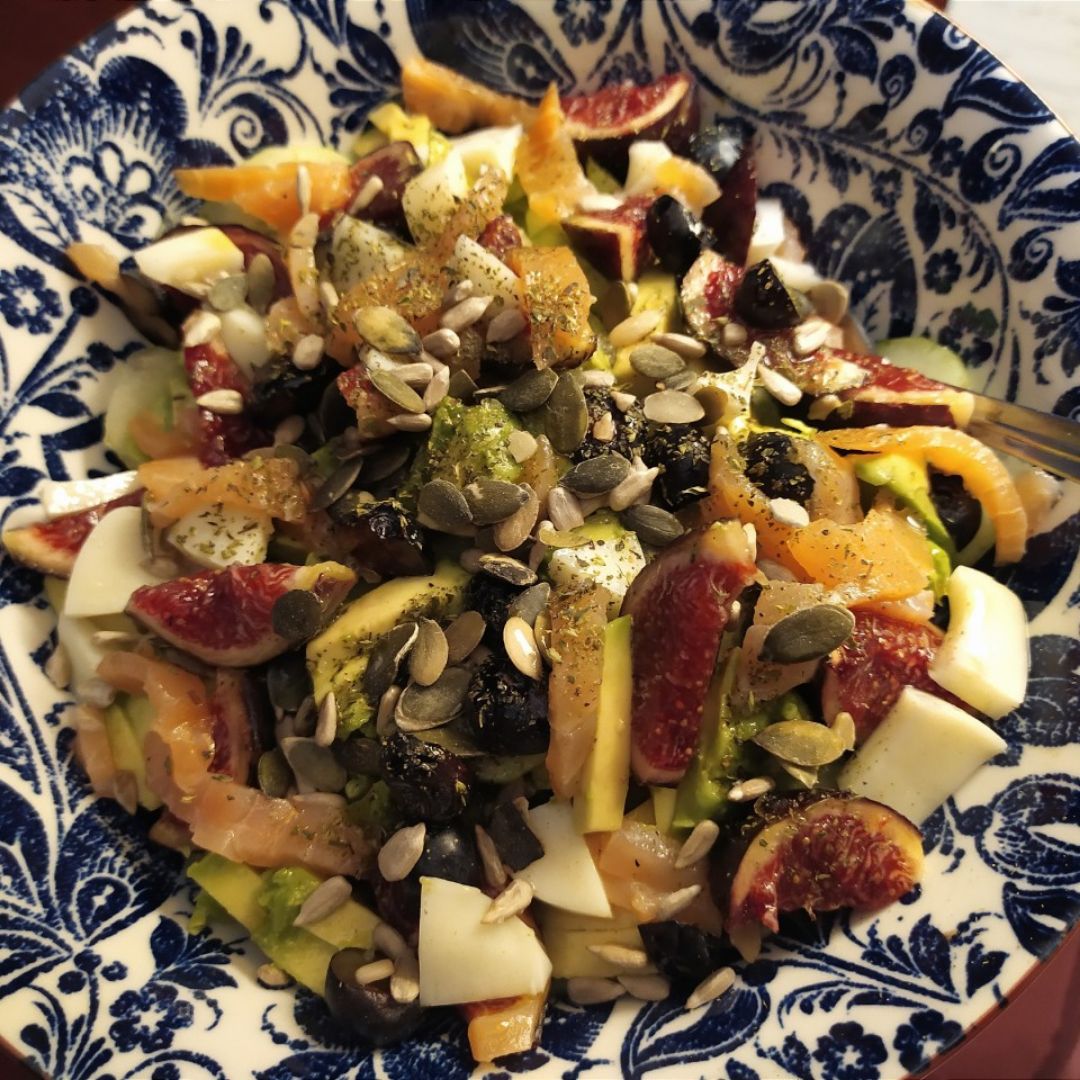 Ensalada con salmón Ensalada con salmón