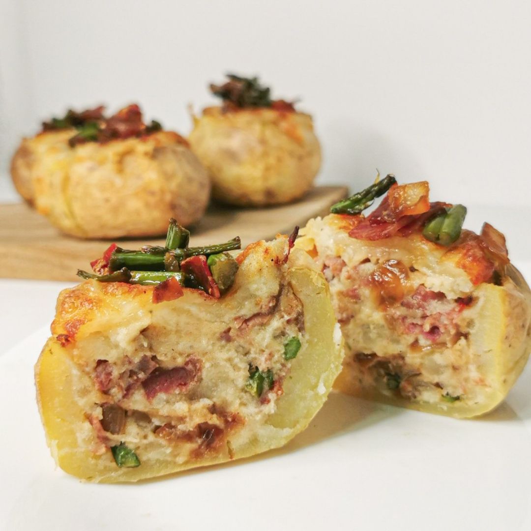 Patatas Rellenas Saludables y Deliciosas