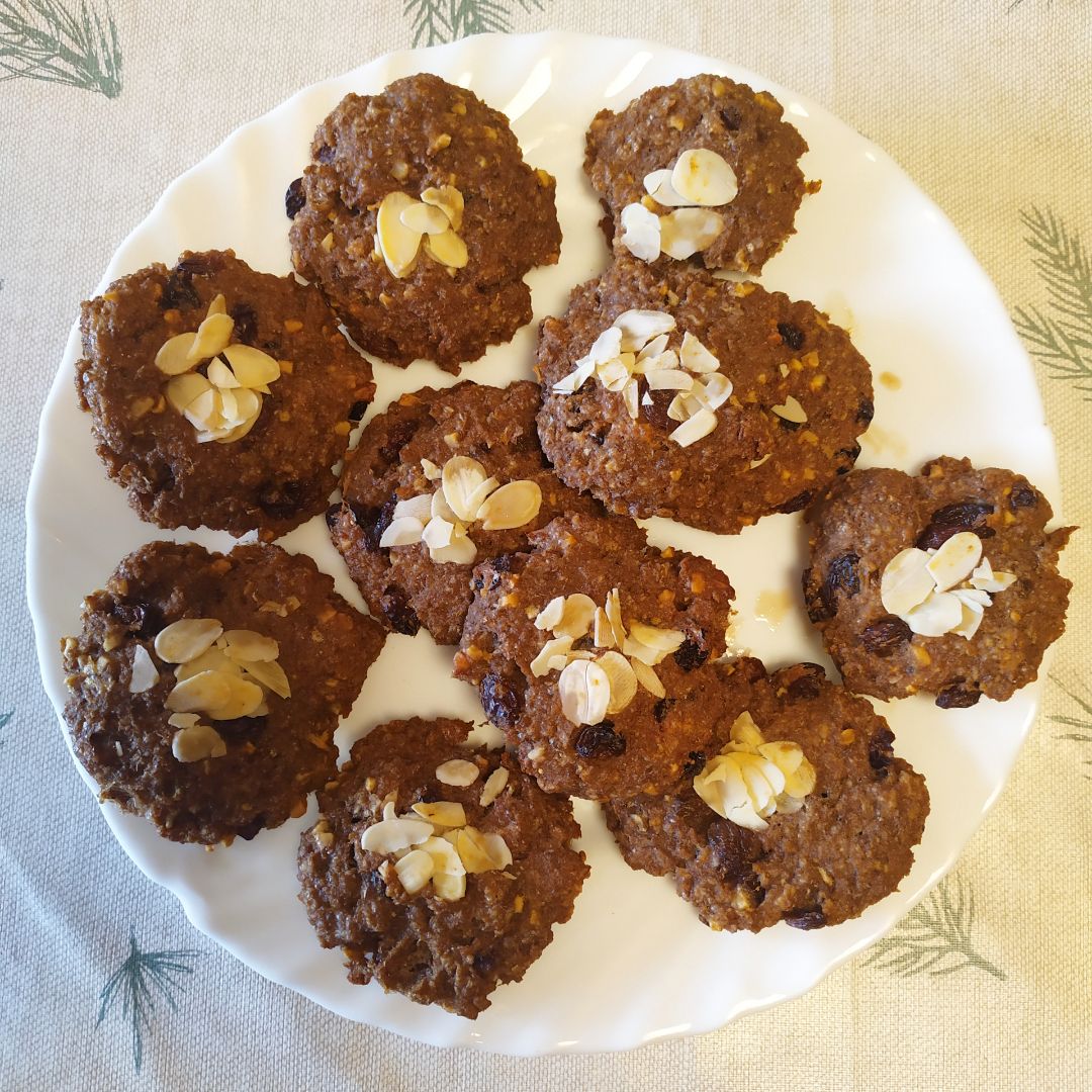 GALLETAS DE MANZANA Y PASAS馃崗馃構 GALLETAS DE MANZANA Y PASAS馃崗馃構