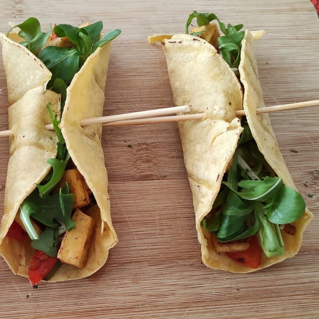 Tacos veganos. Tacos veganos.