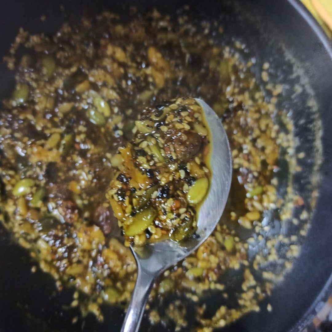 Ensalada de queso de cabra a la naranja con langostinos Paso 4 Ensalada de queso de cabra a la naranja con langostinos Paso 4