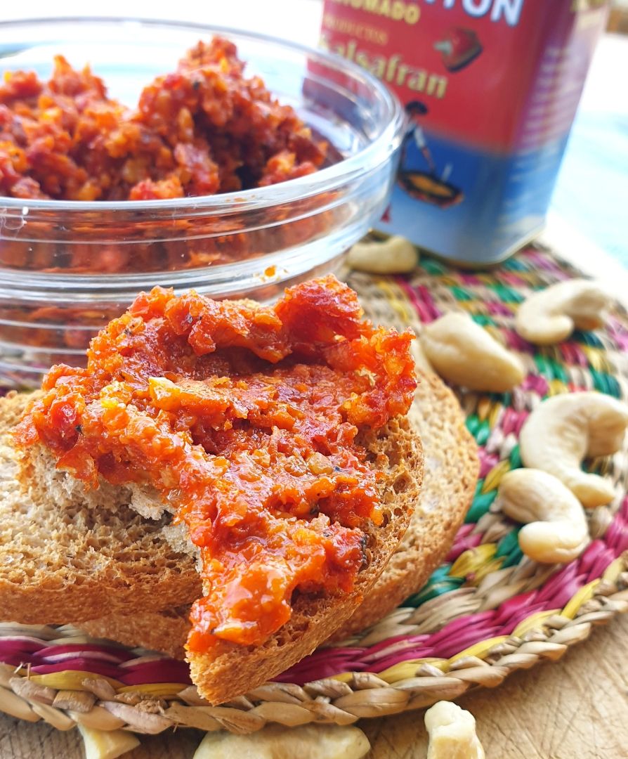 Falsa sobrasada de anacardos