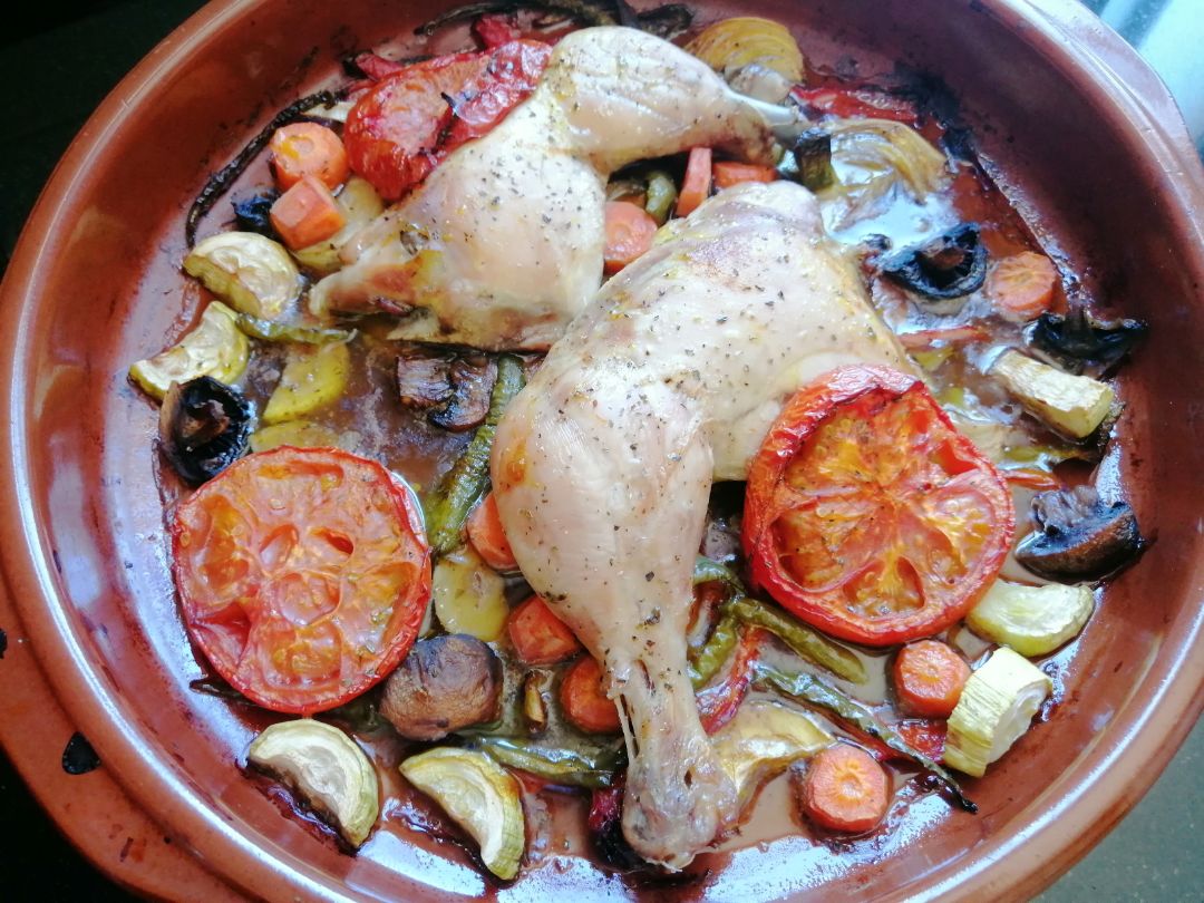 Pollo a la huerta Paso 2