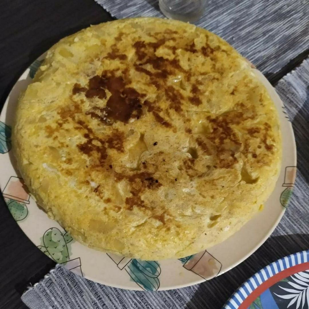 Tortilla de calabacín y patata