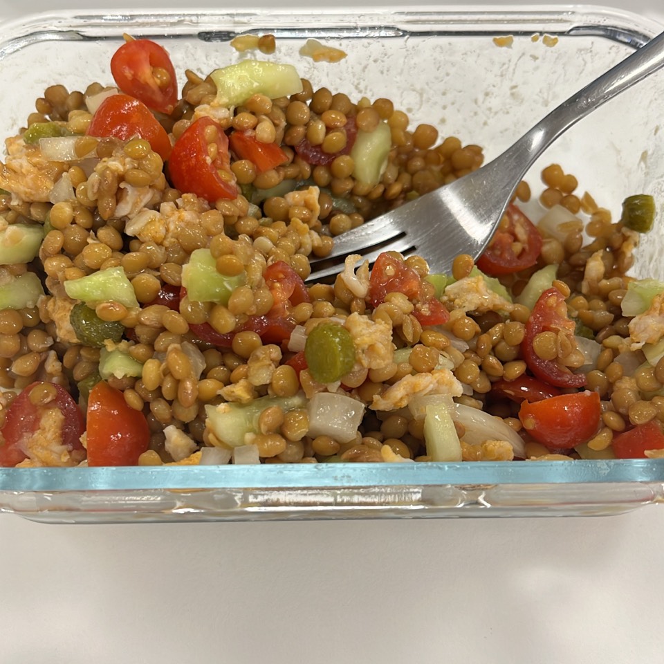 Ensalada de lentejas Ensalada de lentejas