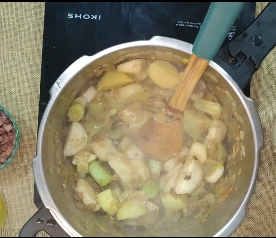 Vichyssoise de pera Paso 3 Vichyssoise de pera Paso 3