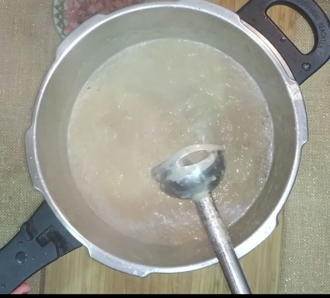 Vichyssoise de pera Paso 5 Vichyssoise de pera Paso 5
