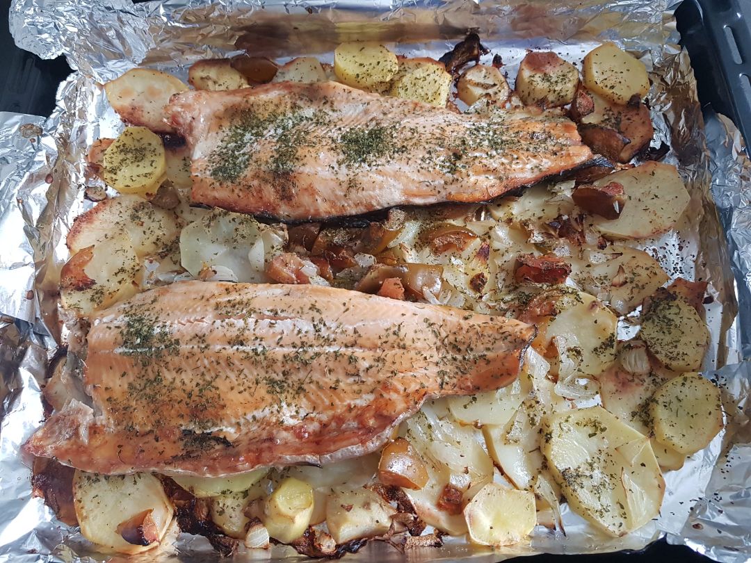 Pescado al horno 