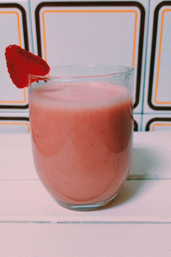 Batido de plátano y fresa 🍓 Batido de plátano y fresa 🍓
