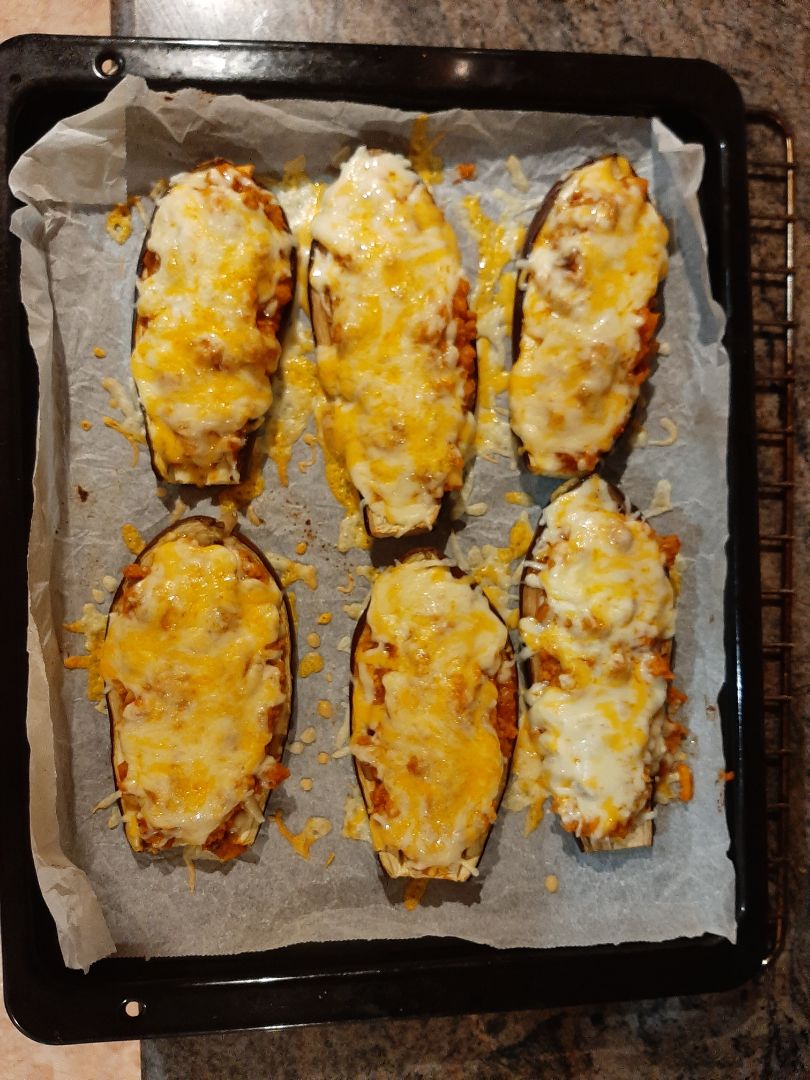Berenjenas rellenas de carne