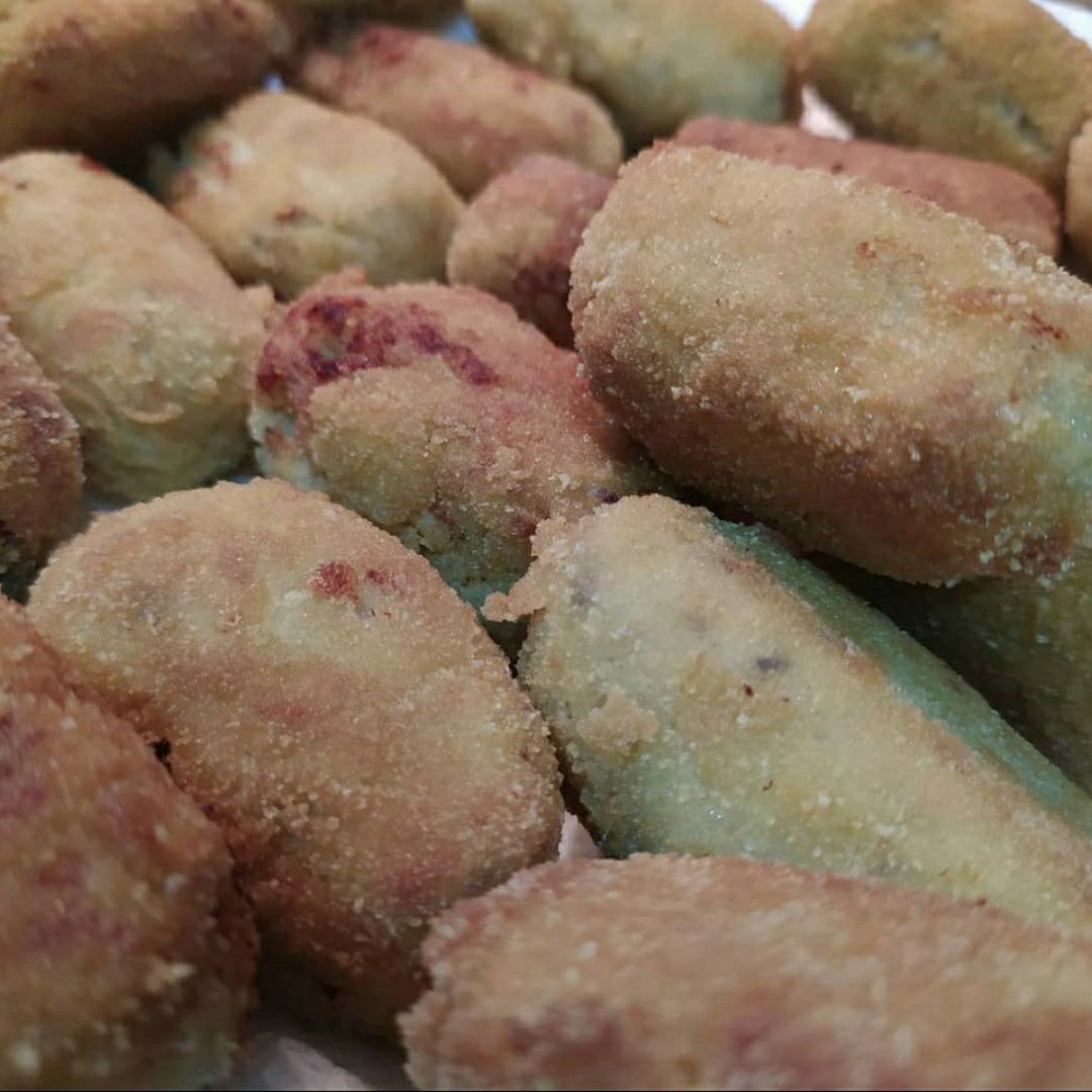 CROQUETAS DE POLLO ASADO Y CHAMPIÑONES