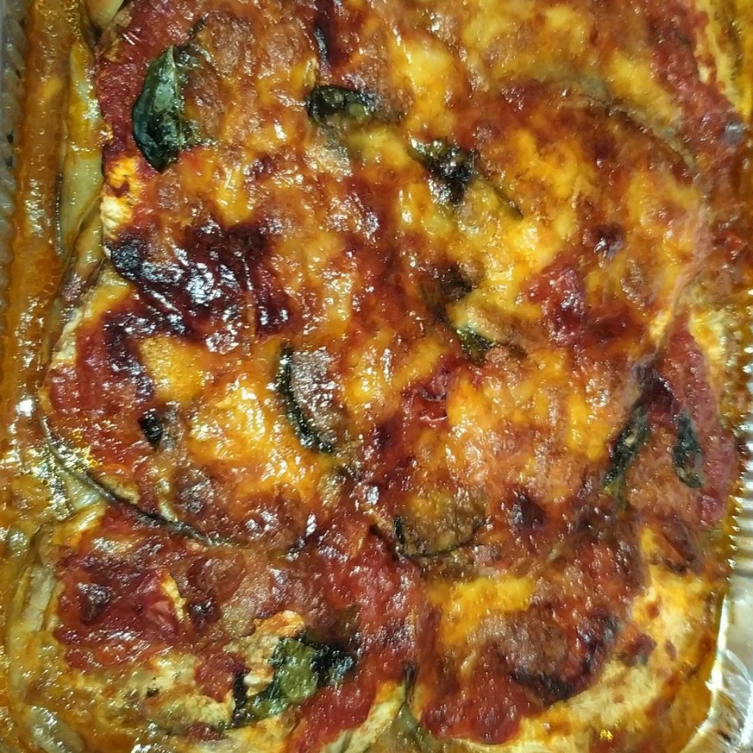 Parmigiana di melanzane (berenjenas) 