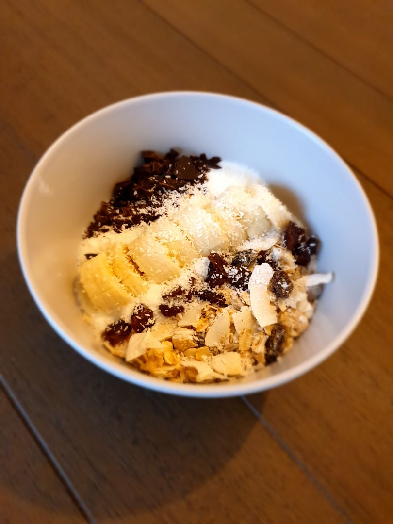 Queso fresco batido con avena Queso fresco batido con avena